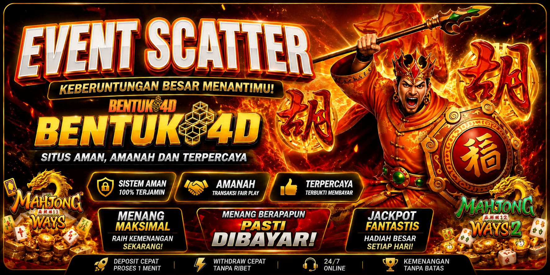 EVENT Spesial BENTUK4D SCATTER MAHJONGWAYS